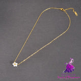 Fashion Pearl Flower Necklace