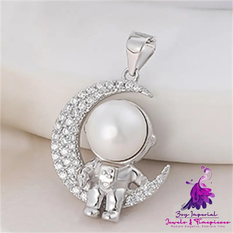 Sterling Silver Pearl Pendant