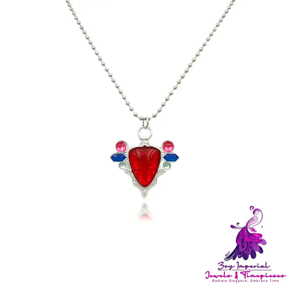 Red Stone Necklace