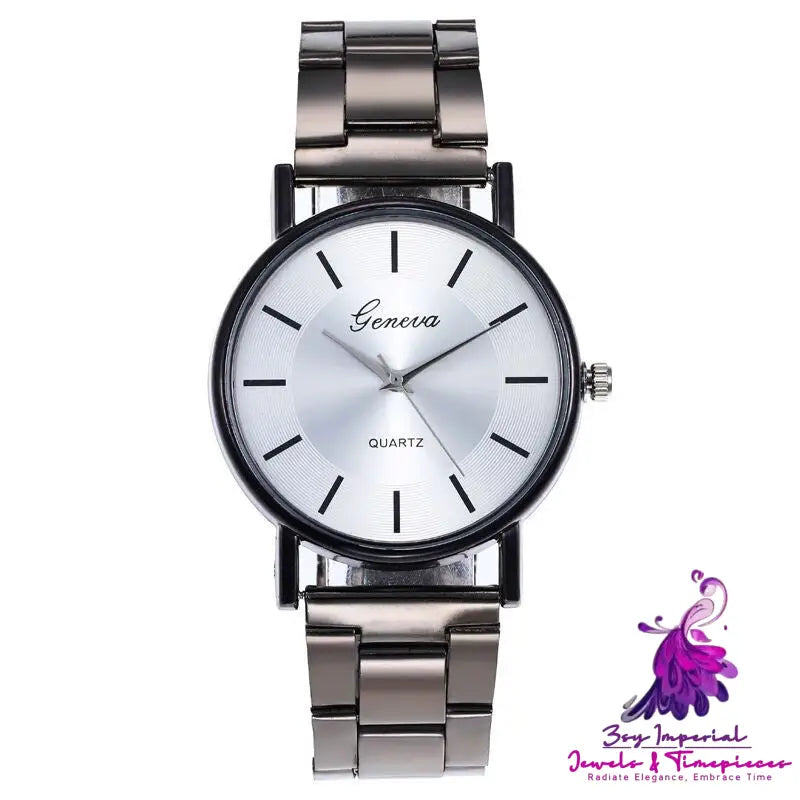 Fashion Steel Belt Quartz Watch