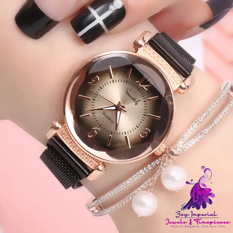 Fashion Steel Belt Quartz Watch