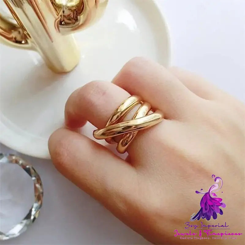 Women’s Stainless Steel Ring Fashion Ornament