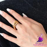 Women’s Stainless Steel Ring Fashion Ornament