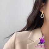 Pearl Pendant Earrings