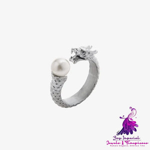 Retro Fashion Pearl Ring