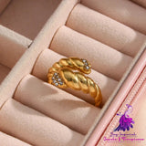 Personalized Stainless Steel Ornament Trendy Fashion Ring