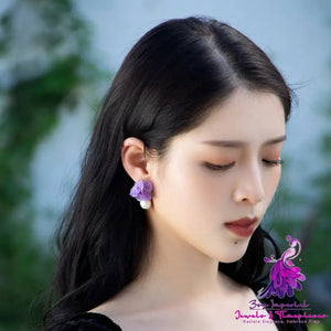 Forest Style Flower Fashion Earrings