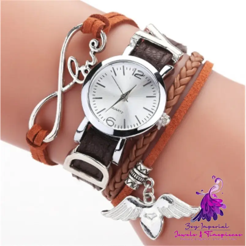 Casual Woven Belt Quartz Watch