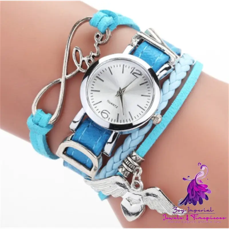 Casual Woven Belt Quartz Watch