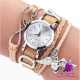 Casual Woven Belt Quartz Watch