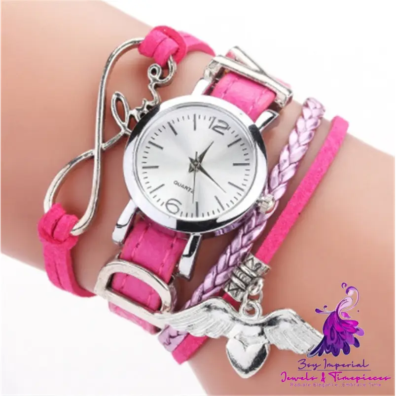 Casual Woven Belt Quartz Watch