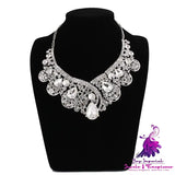 Super Alloy Rhinestone Dress Jewelry