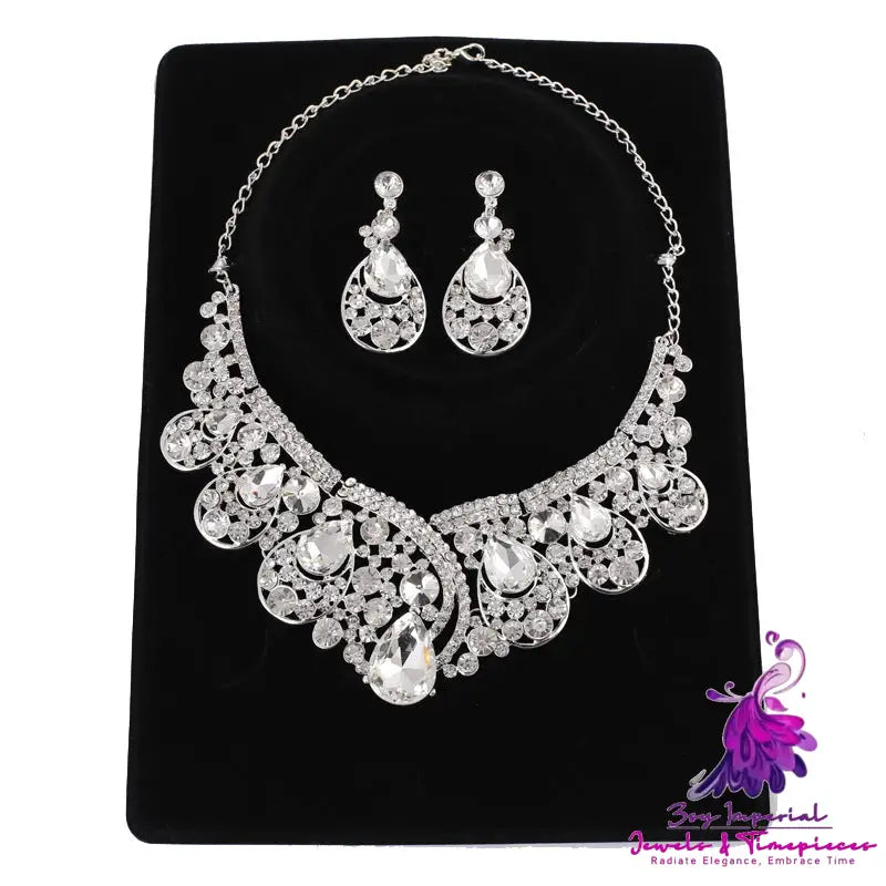 Super Alloy Rhinestone Dress Jewelry