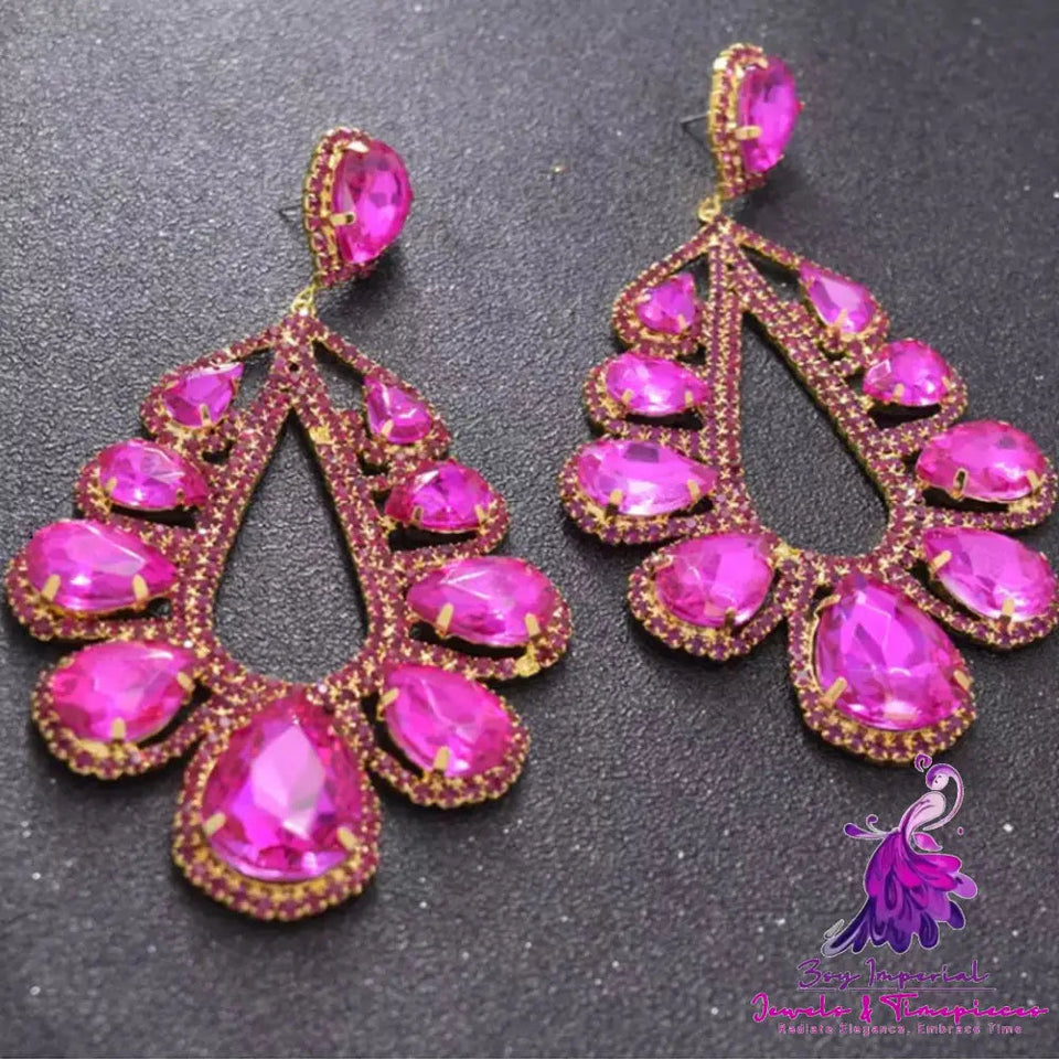 Fashion Rhinestone Earrings For Women