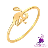 Flamingo Fashion Ring