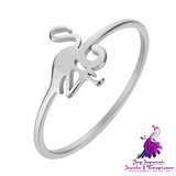 Flamingo Fashion Ring