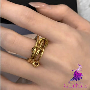 Women’s Fashion Titanium Steel Ring