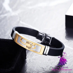 Rock Personality Silicone Bracelet