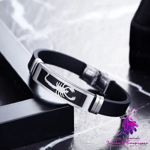 Rock Personality Silicone Bracelet