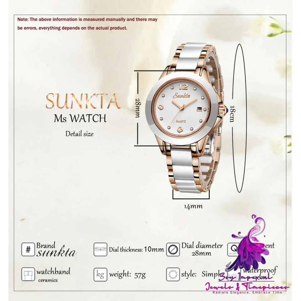 Rose Gold Fashion Women’s Watch