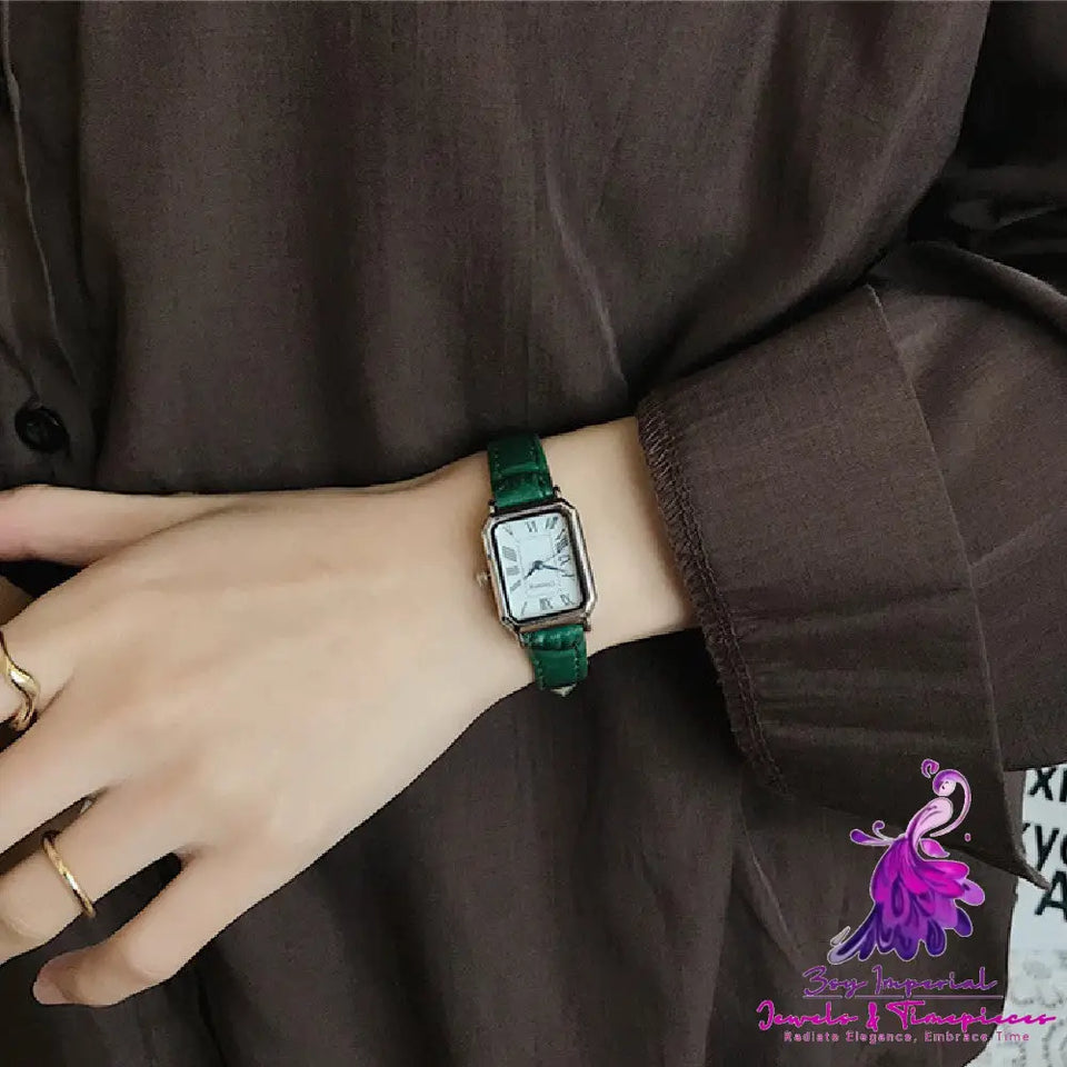 Square Belt Quartz Watch