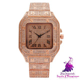 Square Diamond Roman Scale Women’s Watch