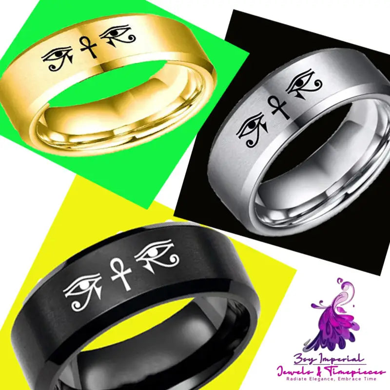 Fashion Titanium Steel Ring