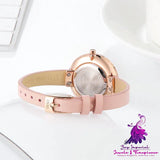 Trendy Thin Waterproof Student Watch for Ladies