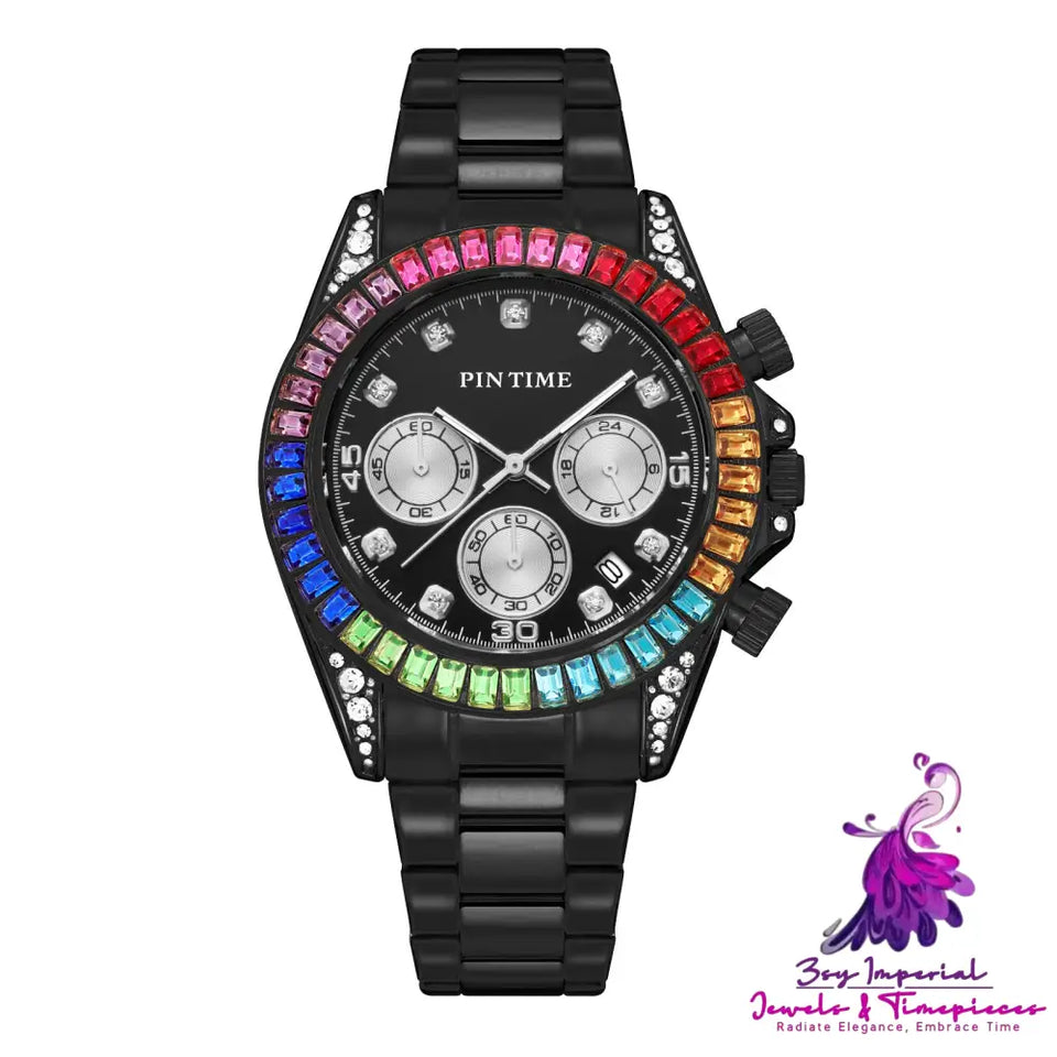 Fashion Steel Band Unisex Watch