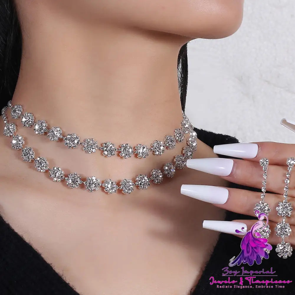 Fashion Style Necklace Earring Set