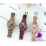 Rhinestone Steel Belt Women’s Fashion Watch