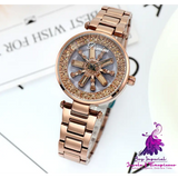 Rhinestone Steel Belt Women’s Fashion Watch