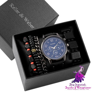 Gift Box Set Men’s Fashion Watch