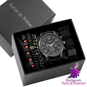 Gift Box Set Men’s Fashion Watch