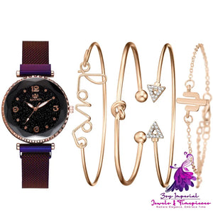 Starry Sky Magnetic Fashion Bracelet Watch