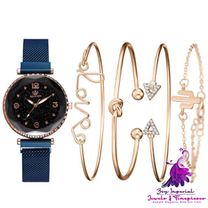 Starry Sky Magnetic Fashion Bracelet Watch