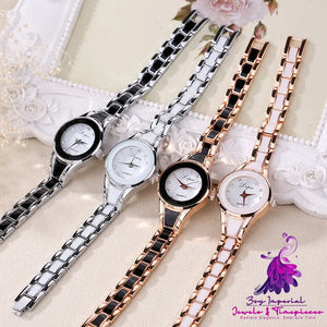 Fashion Round Dial Ladies Watch