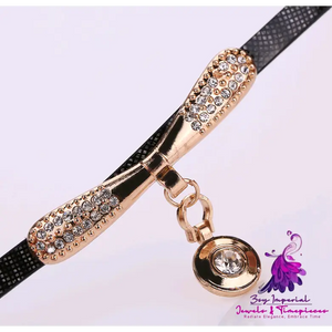 Fashion Ladies Thin Belt Watch