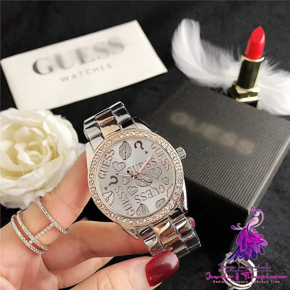 Trendy Quartz Watch Set for Men and Women