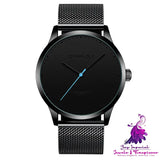 Men’s Stainless Steel Mesh Belt Fashion Watch