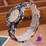 Fashion Color Print Watch