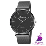 Trendy Quartz Watch Set for Women