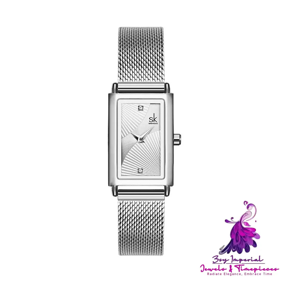 Fashion Mesh Strap Women’s Watch