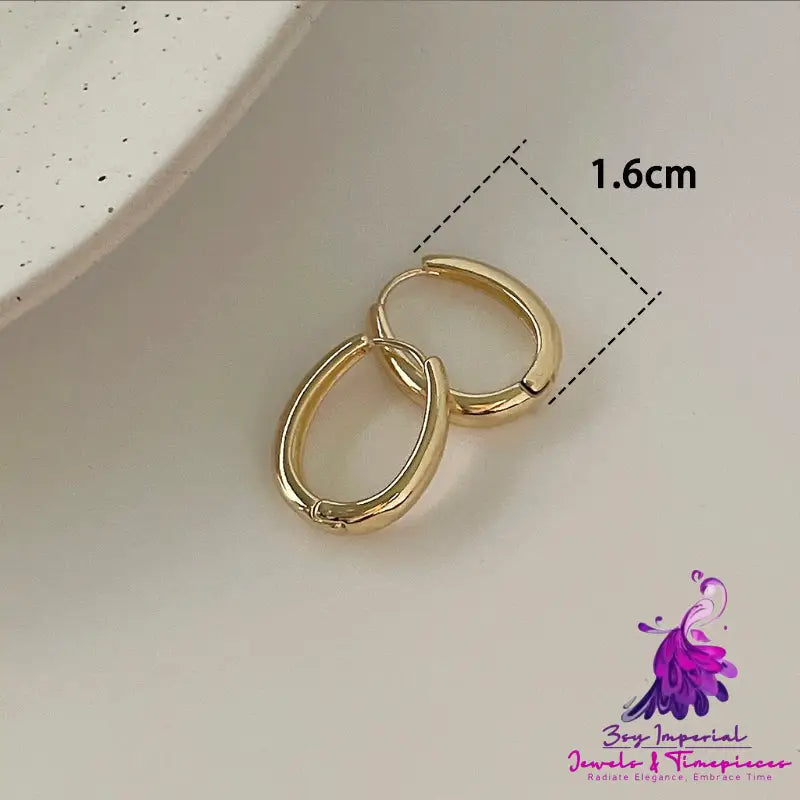 Women’s Sleek And Minimalist French Fashionable Earrings