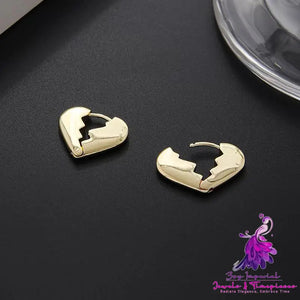 Women’s Sleek And Minimalist French Fashionable Earrings