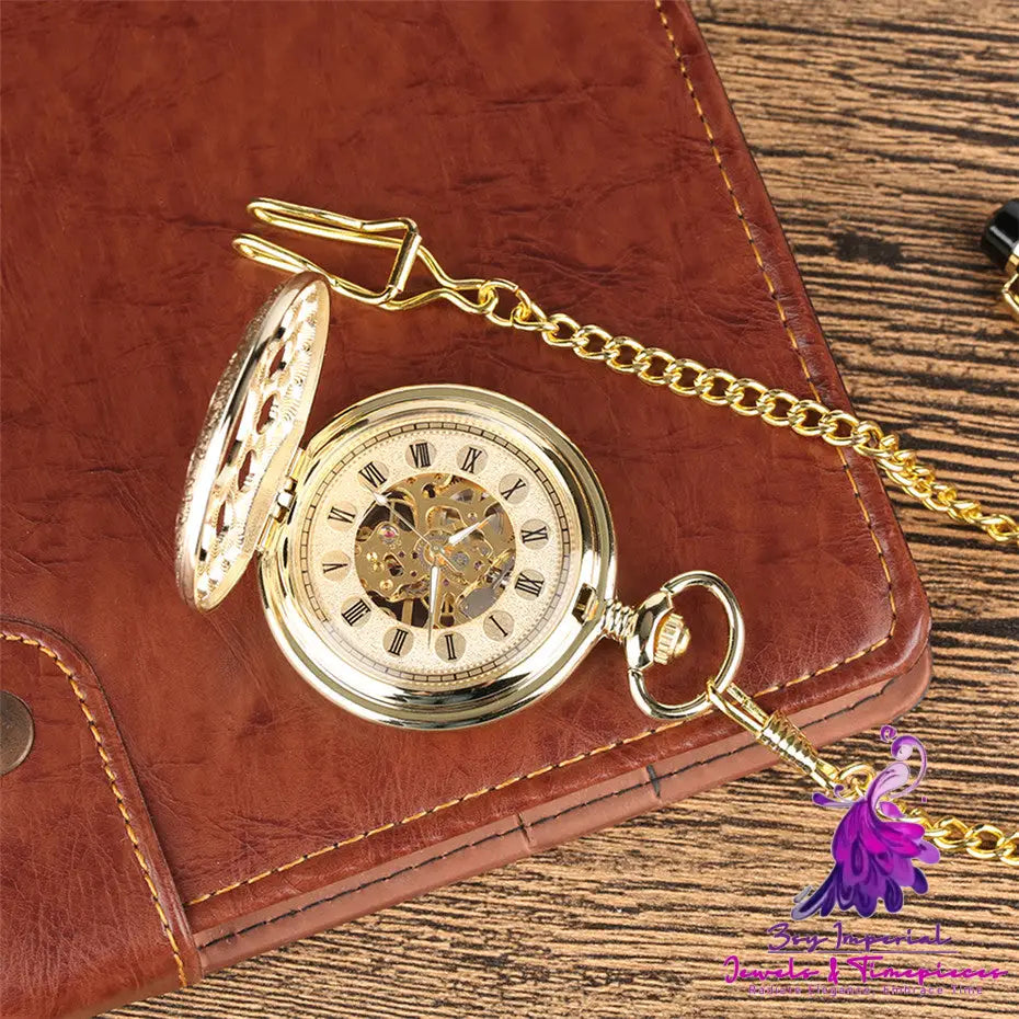 Golden Roman Characters Hollow Watch