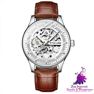 Hollow Fashionable Waterproof Mechanical Watch