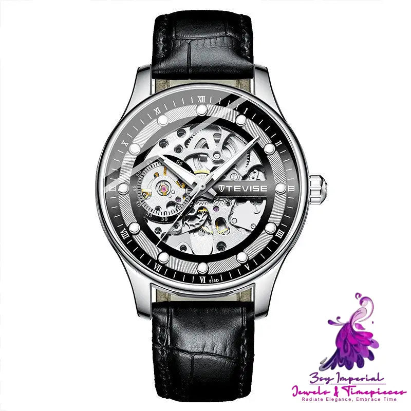 Hollow Fashionable Waterproof Mechanical Watch