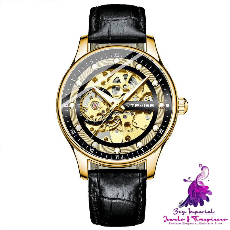 Hollow Fashionable Waterproof Mechanical Watch