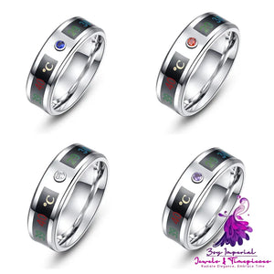 Fashionable Stainless Steel Temperature Sensing Ring